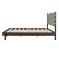 Modern King Bed Frame Set with 2 Nightstands, Light Gray Wood Platform Bed with Headboard and Matching Bedside Tables for Bedroom