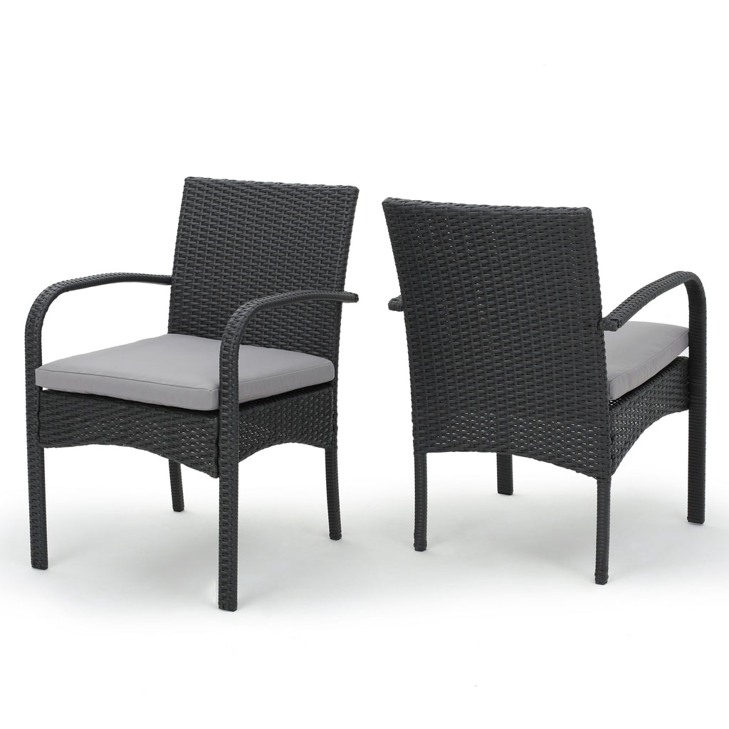 CORDOBA KD PE WICKER DINING CHAIR [SET OF 2 PCS]