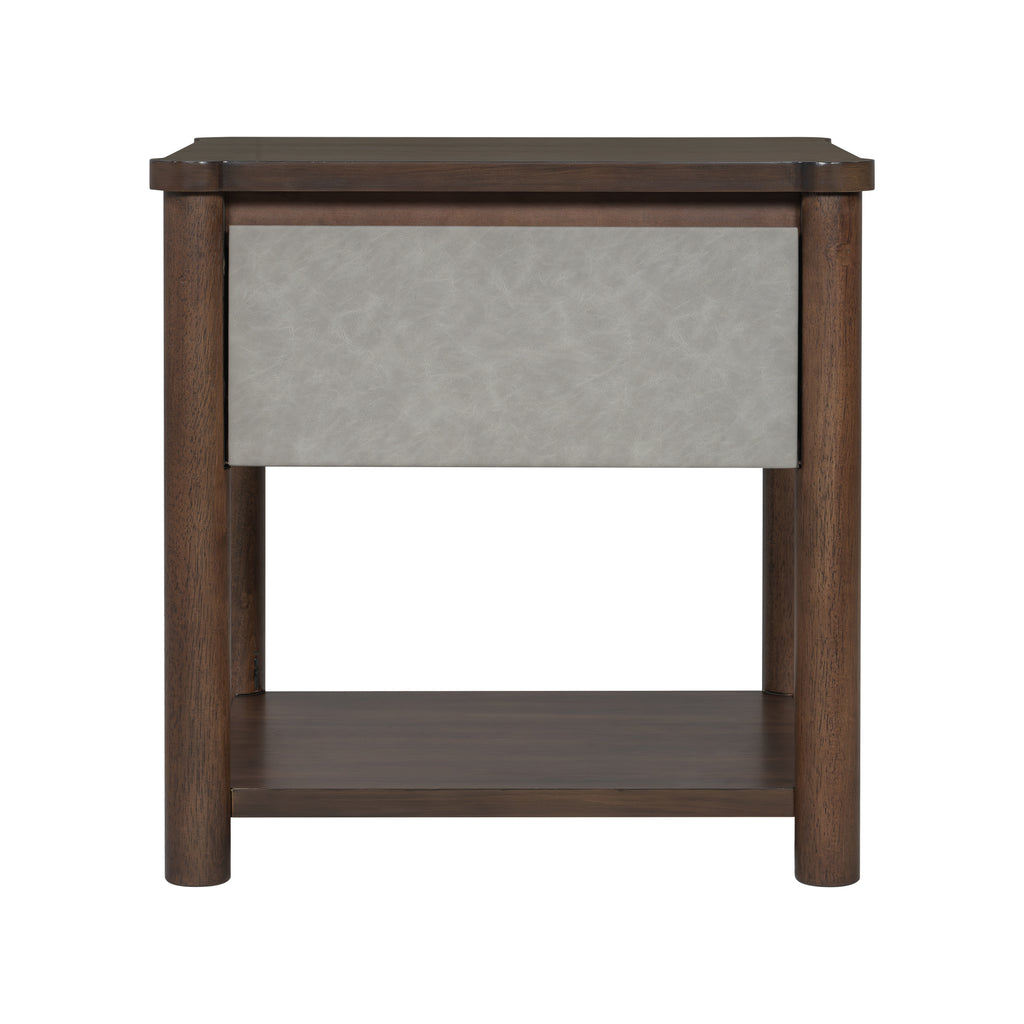 Modern Queen Bed Frame Set with 2 Nightstands, Light Gray Wood Platform Bed with Headboard and Matching Bedside Tables for Bedroom