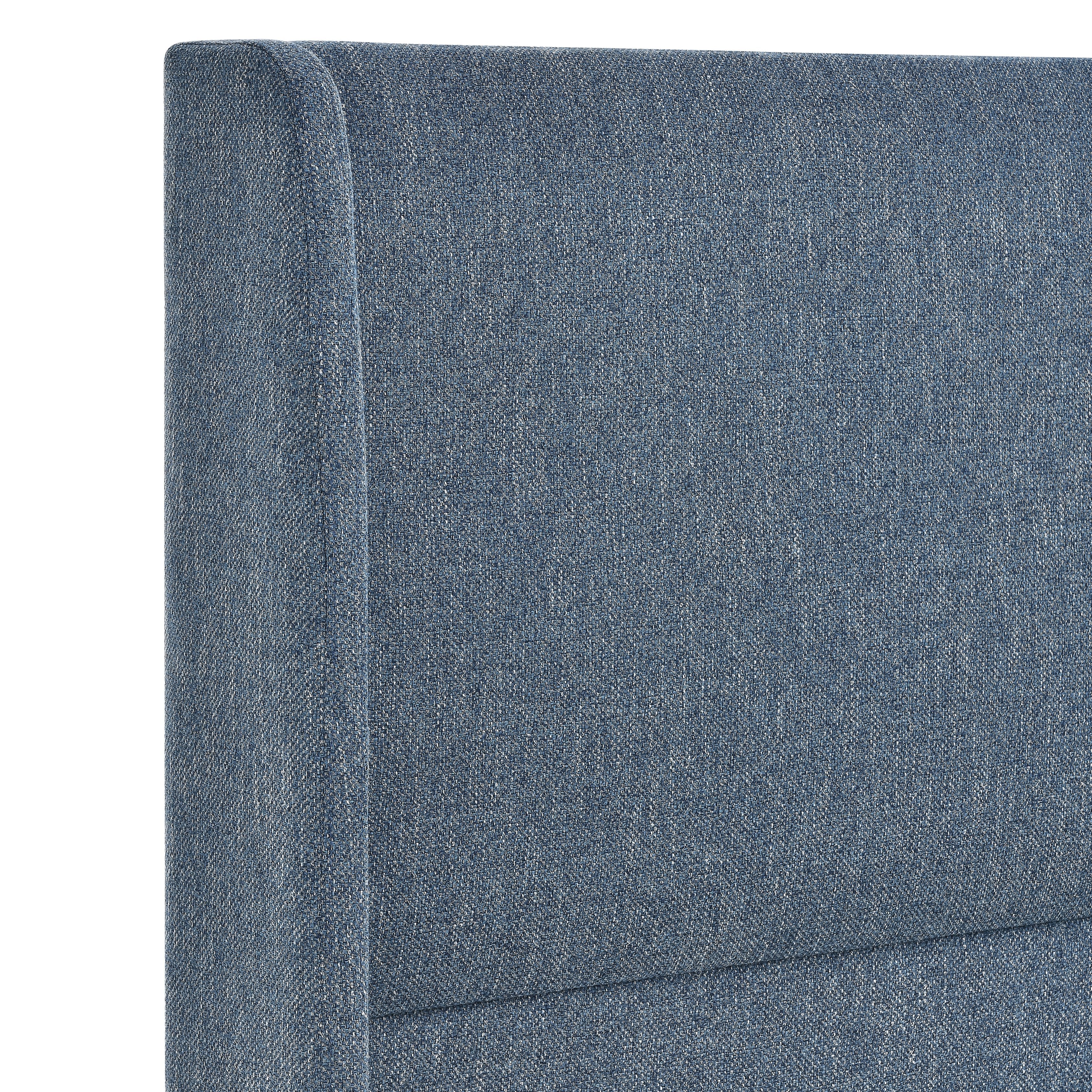 Arles 3-Piece Upholstered Bedroom Set, Wingback Platform Bed with Two Nightstands