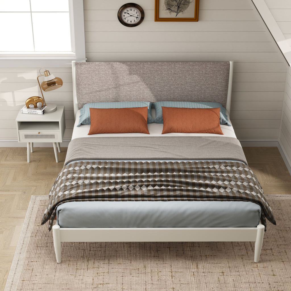 Feeney 2-Piece Bedroom Set, Cream White, Queen