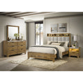 Packard Medium Oak 4-piece Bedroom Set