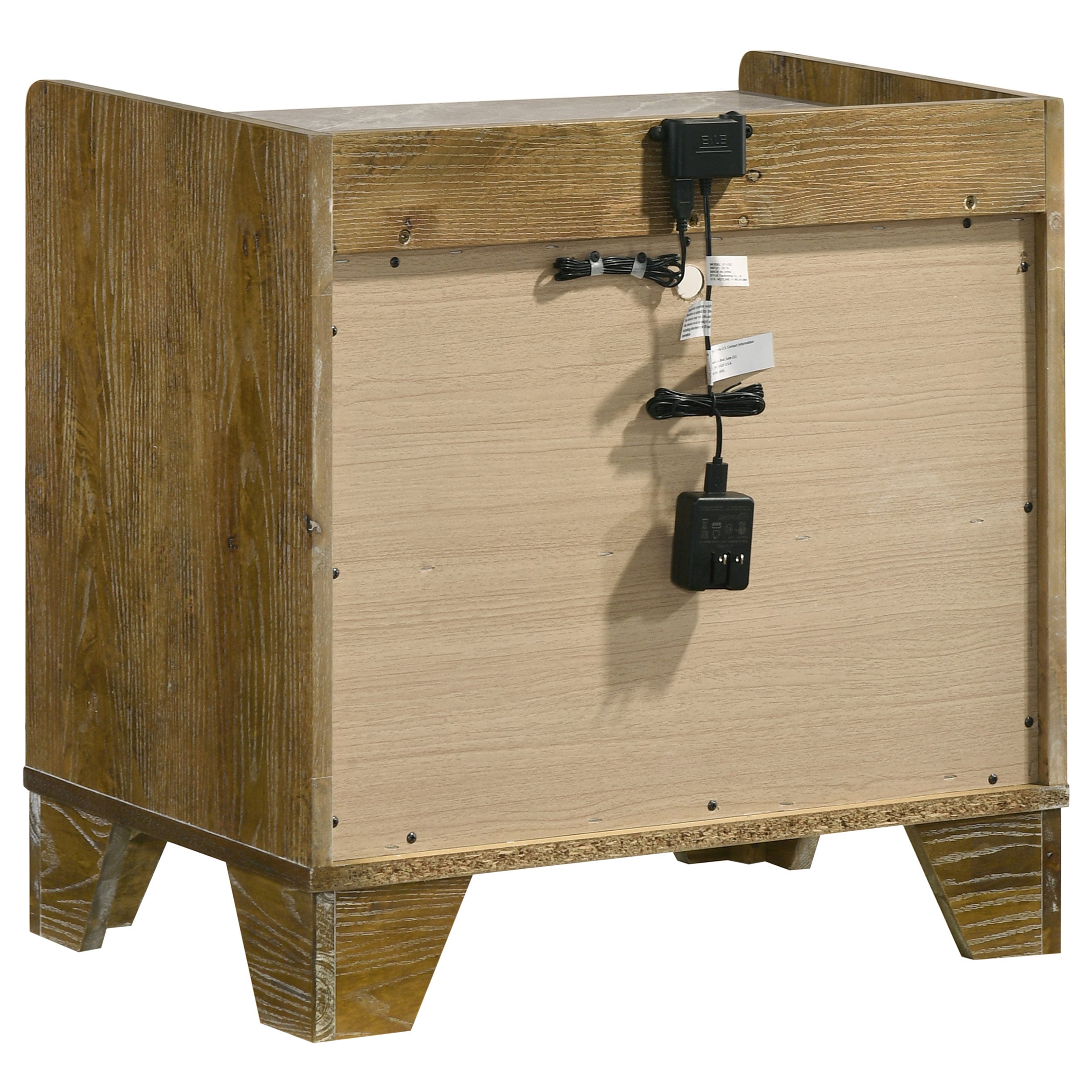 Packard Medium Oak 4-piece Bedroom Set