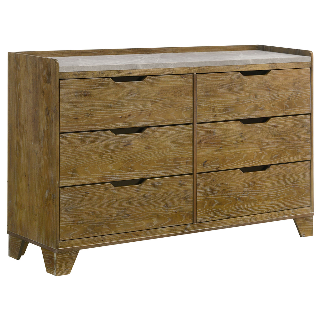 Packard Medium Oak 4-piece Bedroom Set