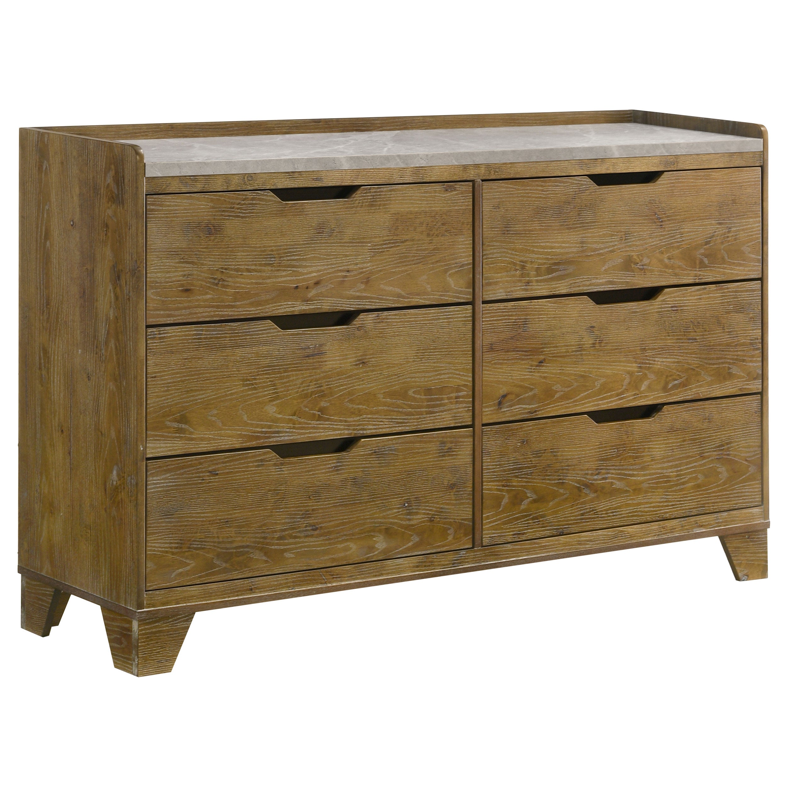 Packard Medium Oak 4-piece Bedroom Set