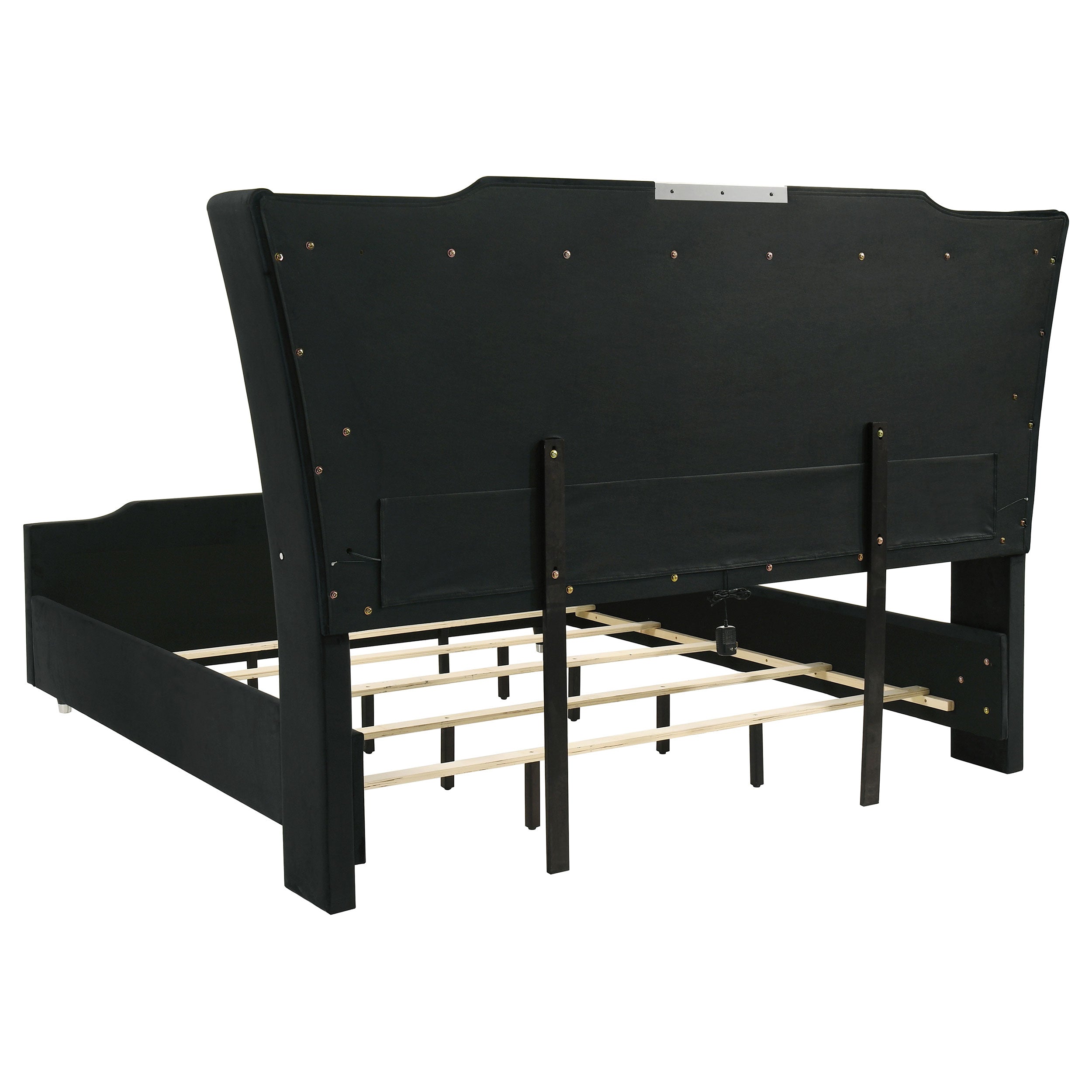 Black 5-piece Eastern King Bedroom Set
