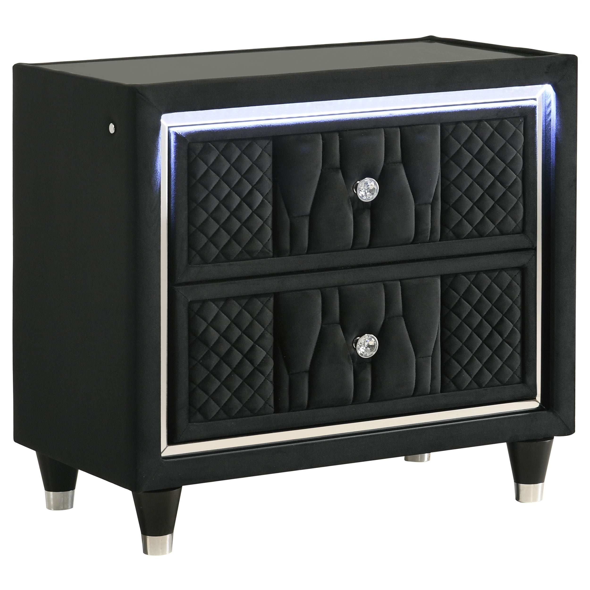 Black 5-piece Eastern King Bedroom Set