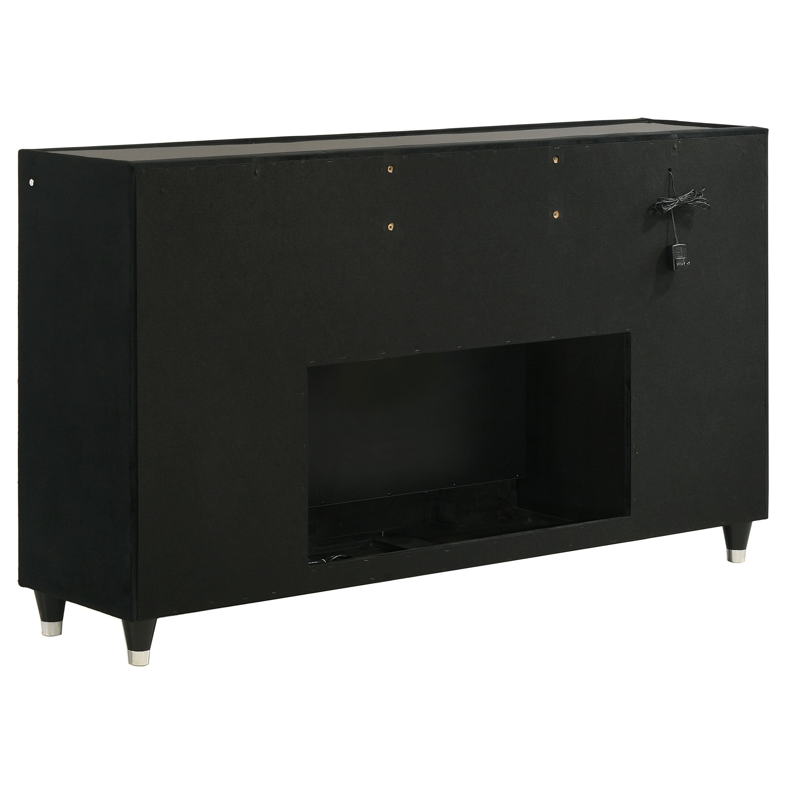 Black 5-piece Eastern King Bedroom Set
