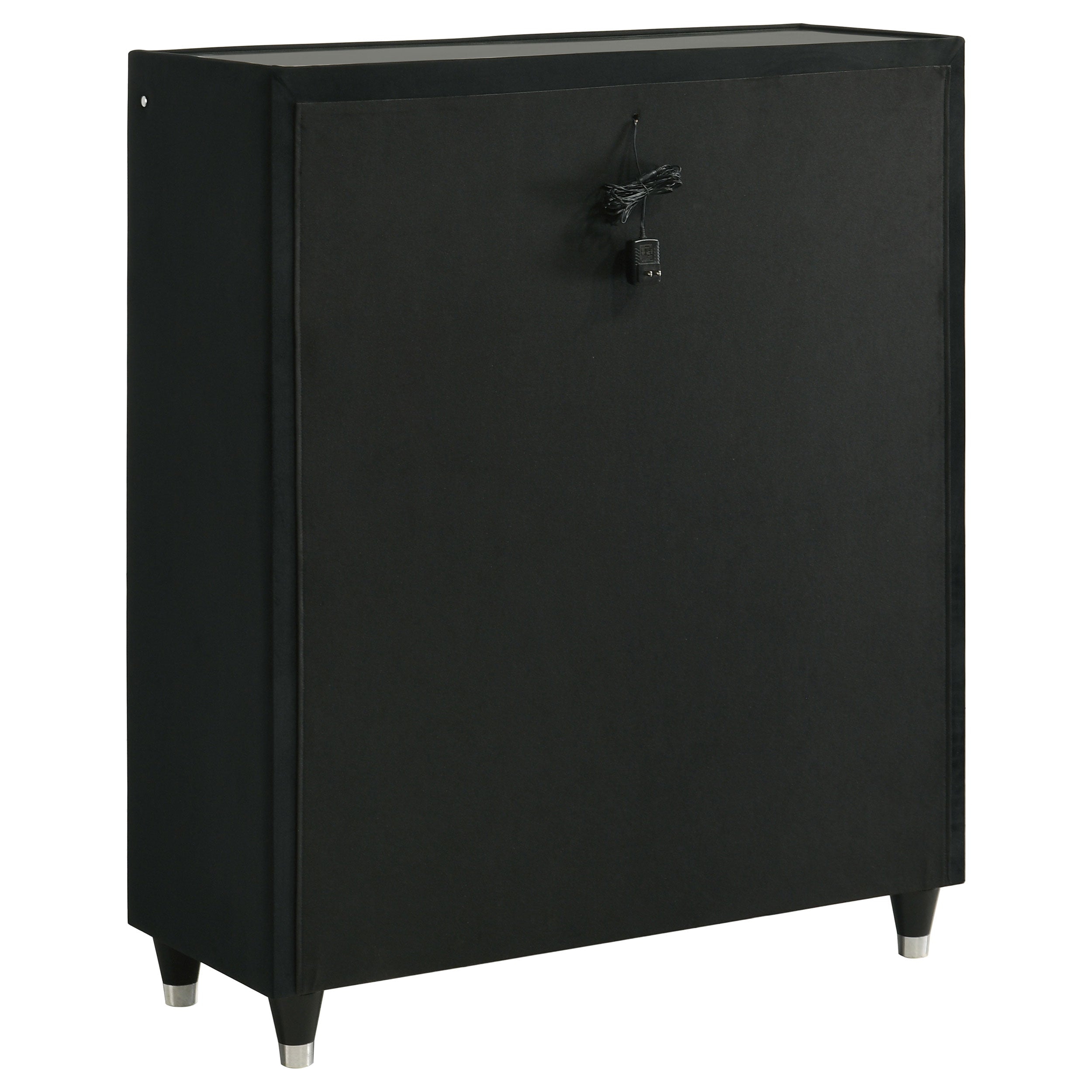 Black 5-piece Eastern King Bedroom Set