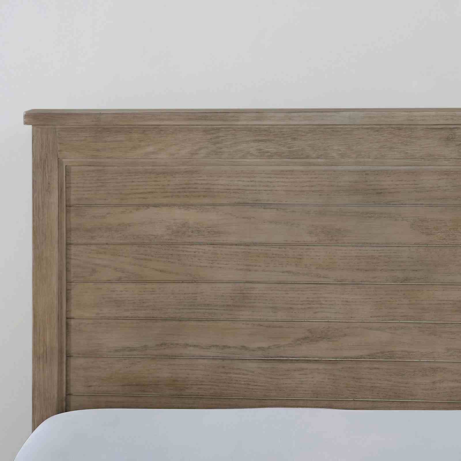 Transitional Twin Size Bed w Trundle 2x Nightstands Warm Gray Bedroom Furniture Wood Grain Texture 3pc Set