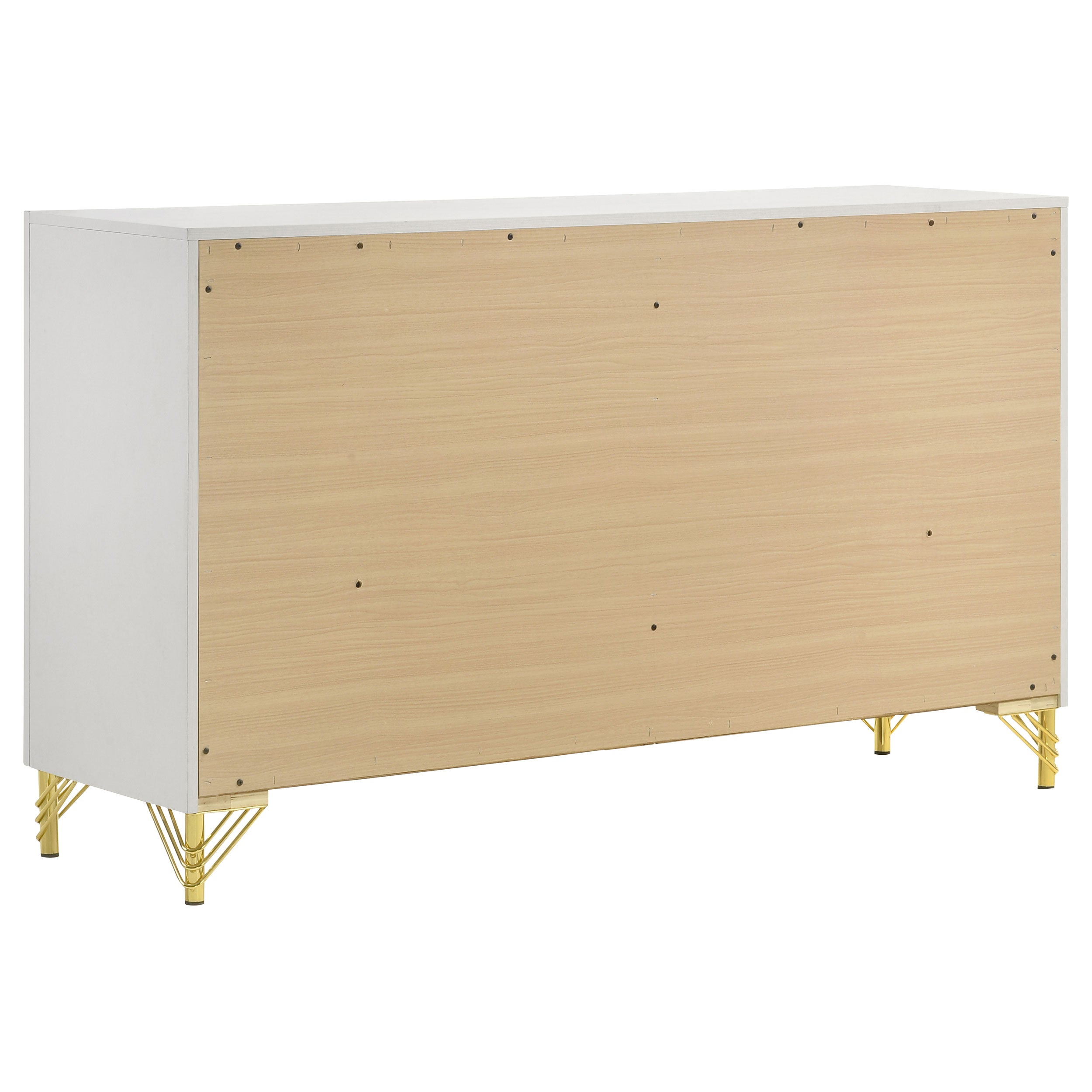 Malcolm Beige and White 4-piece Queen Bedroom Set