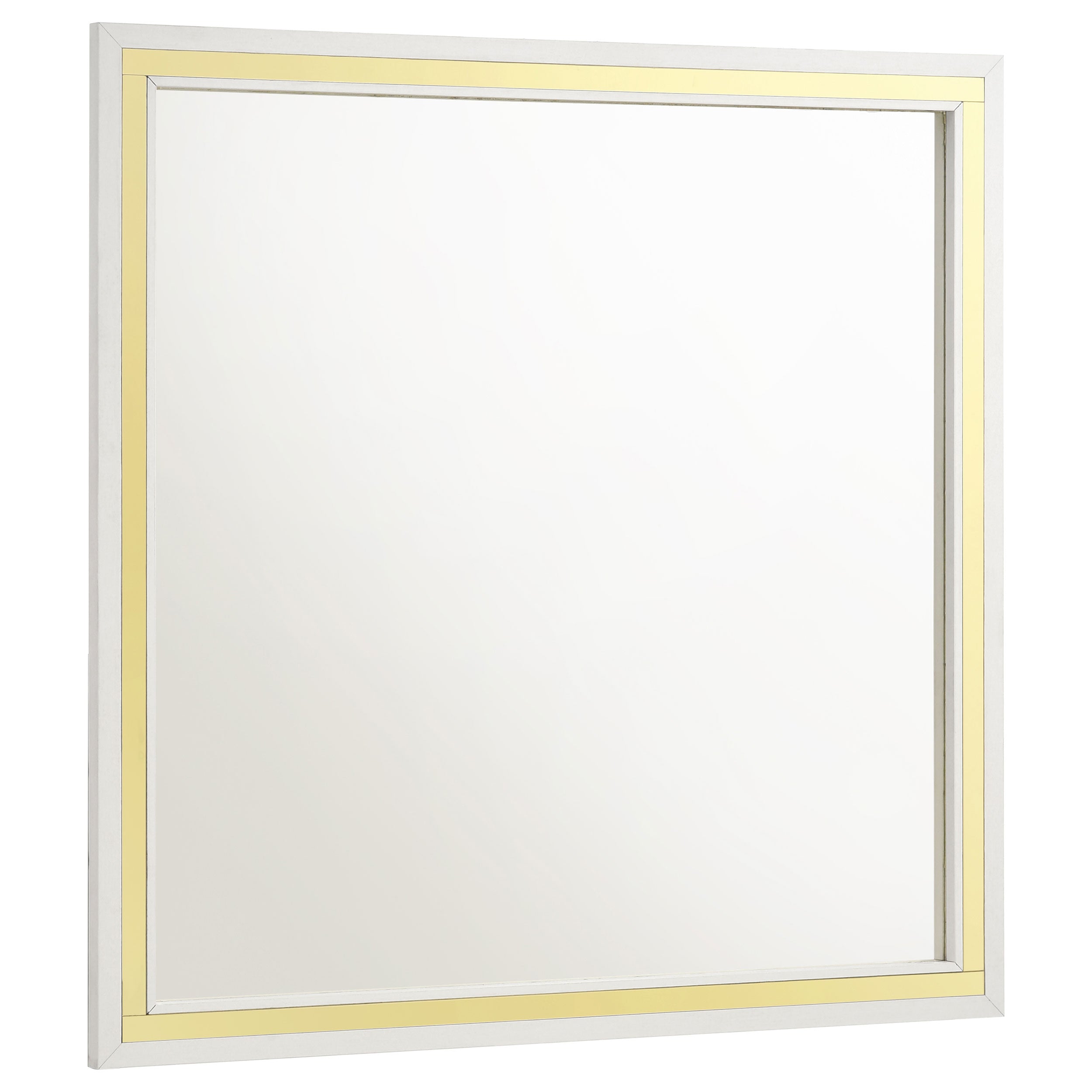 Malcolm Beige and White 4-piece Queen Bedroom Set