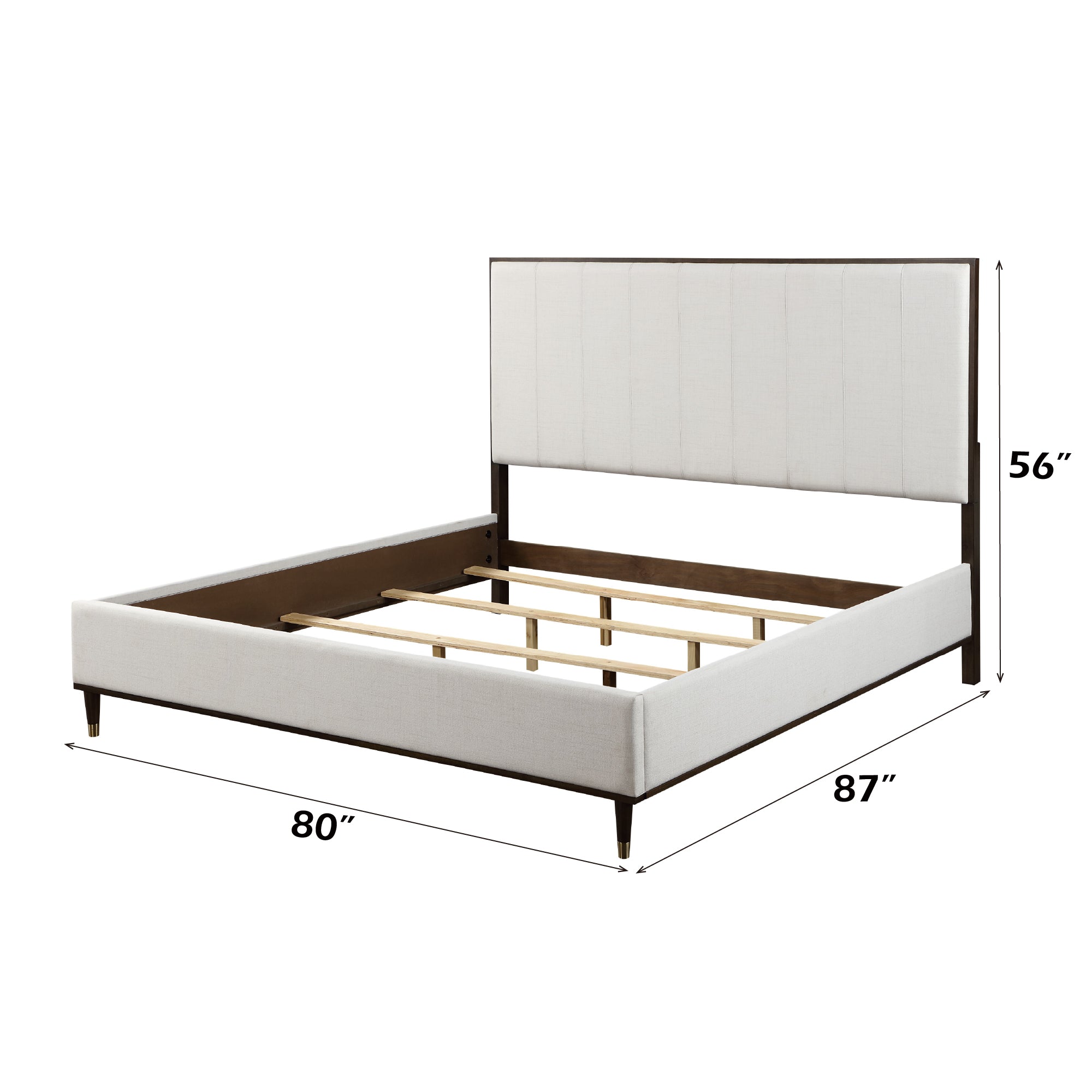 Carena 5Pcs Bedroom Set (E.King, dresser, chest, mirror, nightstand)