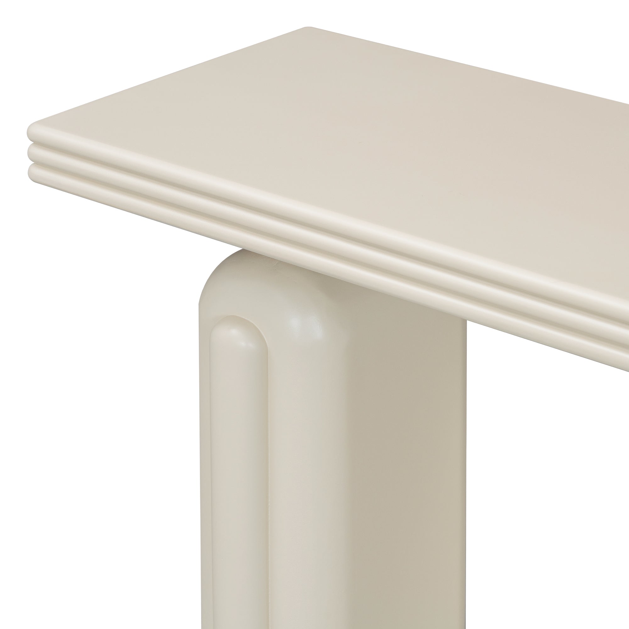 U_STYLE Chic, Elegant and Luxurious Acacia Veneer Console Table,Suitable for Entryway, Hallway, Living Room, Foyer, Corridor