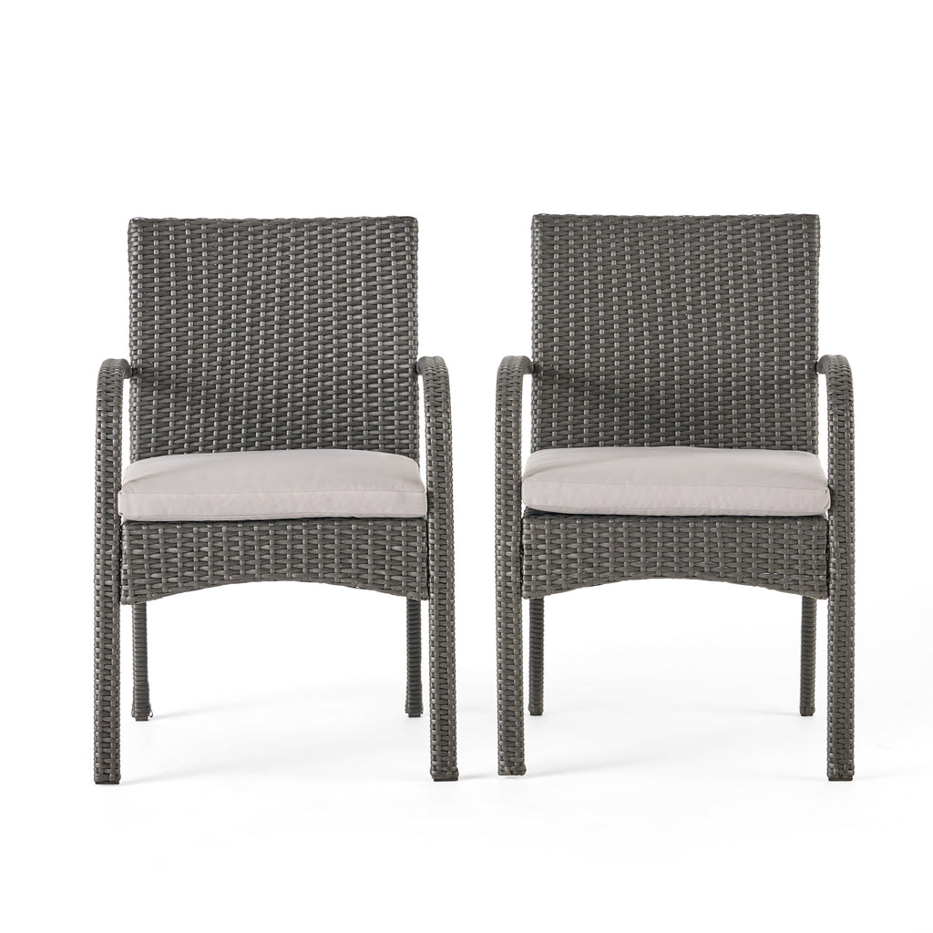 CORDOBA KD PE WICKER DINING CHAIR [SET OF 2 PCS]