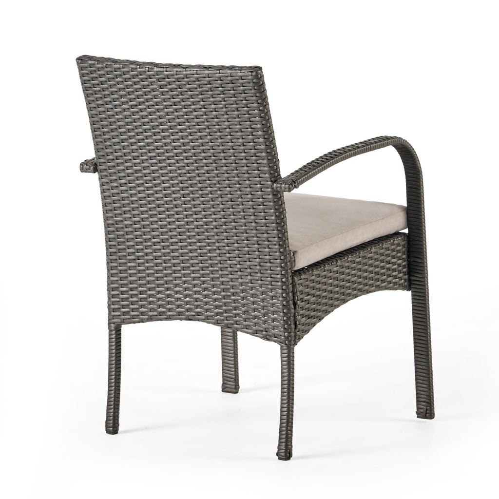 CORDOBA KD PE WICKER DINING CHAIR [SET OF 2 PCS]